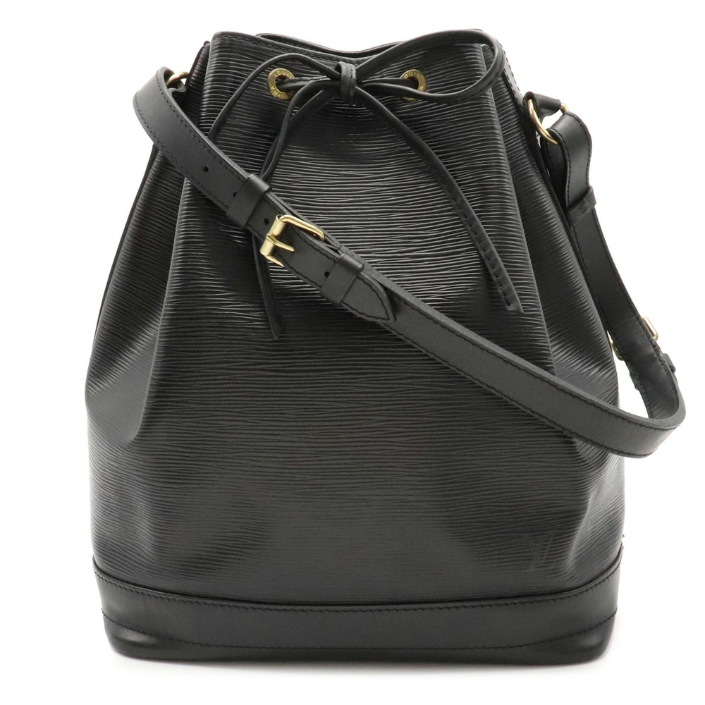 Louis Vuitton Epi Noe Shoulder Bag Hobo Semi Shoulder Leather Noir Black